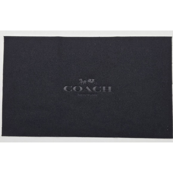 Coach NY Original Black Sunglasses Eyeglass Case Hard Clamshell Cleaning Cloth - Picture 8 of 12